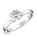 Кольцо из белого золота