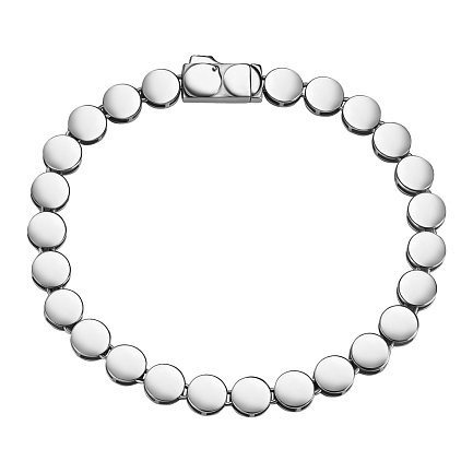 Браслет декоративный из серебра