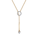 Колье из красного золота с бриллиантами