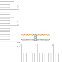 Кольцо из красного золота с фианитом