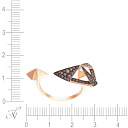 Кольцо из желтого золота с бриллиантами