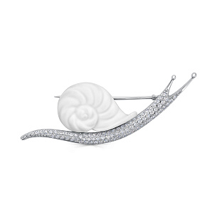 Брошь из серебра