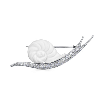 Брошь из серебра