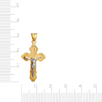 Крест из красного золота