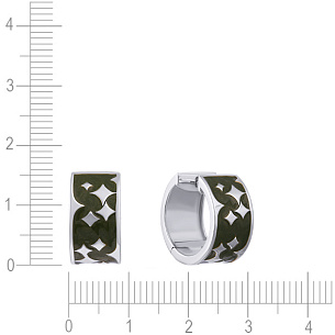 Конго из серебра с эмалью