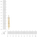 Подвеска из желтого золота с бриллиантами