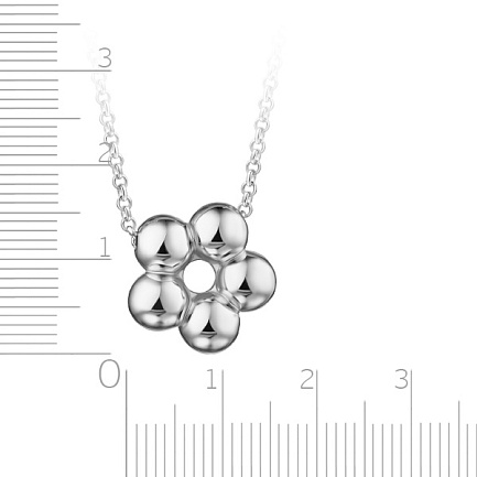 Колье из серебра