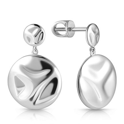 Пусеты из серебра