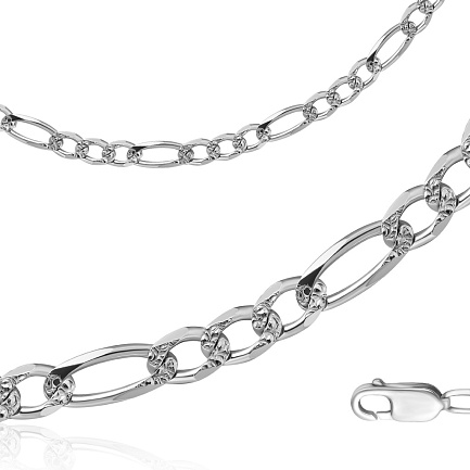 Цепь декоративная из серебра