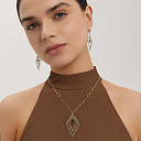 Колье из желтого золота с аметистом