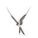 Колье из белого золота с бриллиантами