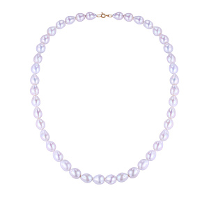 Бусы из красного золота с жемчугом