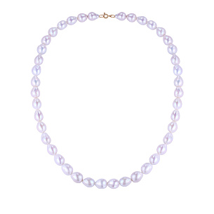 Бусы из красного золота с жемчугом