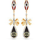 Серьги с английским замком из красного золота с бриллиантами