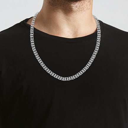 Цепь автомат из серебра