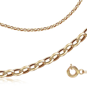 Колье из желтого золота