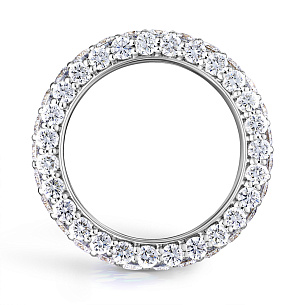 Кольцо из белого золота с бриллиантом