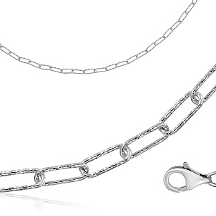 Цепь декоративная из серебра