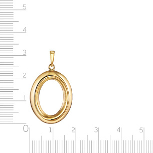 Подвеска из желтого золота