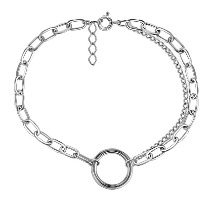 Браслет декоративный из серебра