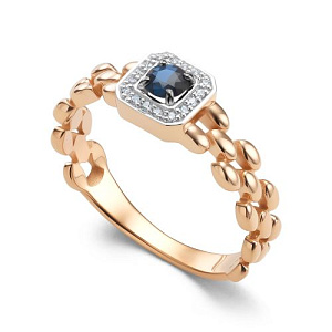 Кольцо из красного золота