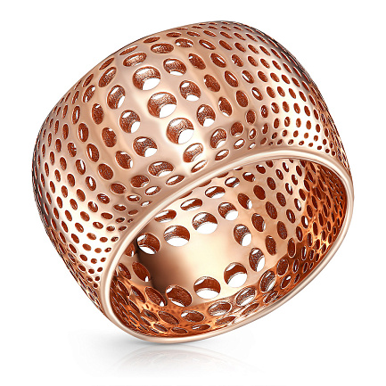 Кольцо из красного золота