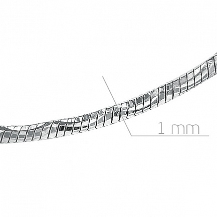 Цепь автомат из серебра