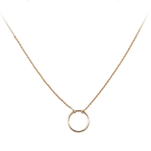 Колье из желтого золота