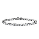 Браслет декоративный из белого золота с бриллиантами