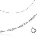 Браслет автомат из серебра, плетение двойное панцирное