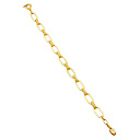 Браслет декоративный из желтого золота