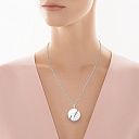 Подвеска из серебра с фианитом