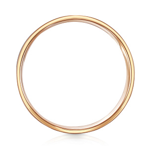 Кольцо обручальное с алмазной гранью