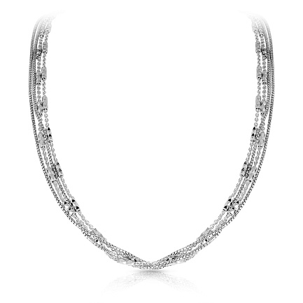 Колье из серебра