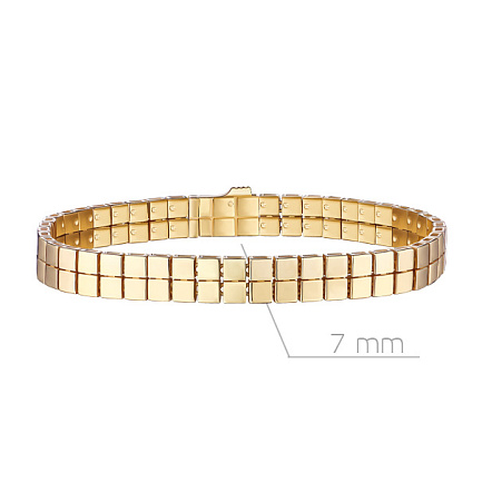 Браслет декоративный из серебра