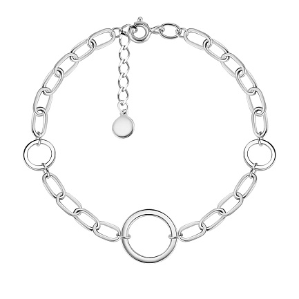 Браслет декоративный из серебра