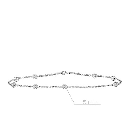 Колье из серебра