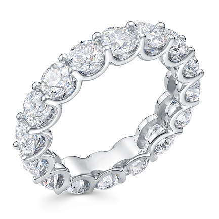 Кольцо из белого золота