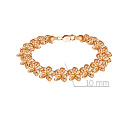 Браслет декоративный из красного золота