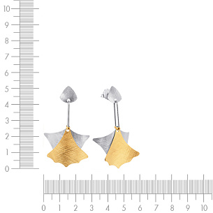 Пусеты из серебра