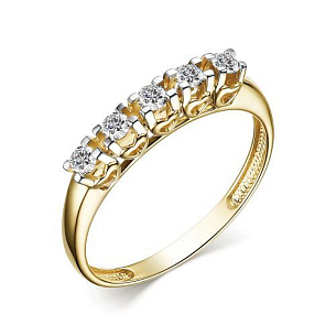 Кольцо из желтого золота