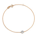 Браслет из красного золота с бриллиантами