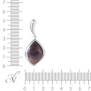 Подвеска из серебра с стеклом