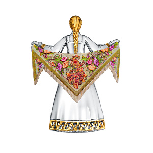 Брошь из серебра