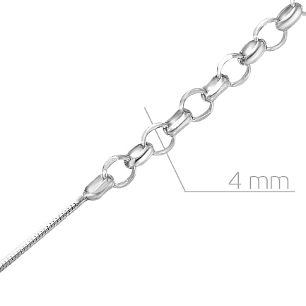 Колье из серебра