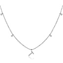 Колье из белого золота с бриллиантами