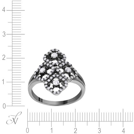 Кольцо из золота с бриллиантами