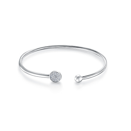 Браслет из белого золота с бриллиантами