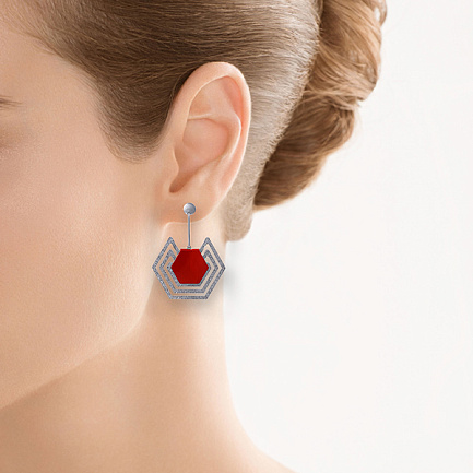 Серьги Пусеты