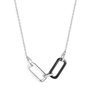 Колье из серебра с керамикой